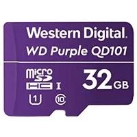 MEMORIA WD PURPLE SC QD101 MICRO SDHC 32GB VIDEOVIGILANCIA 24/7 CLASE