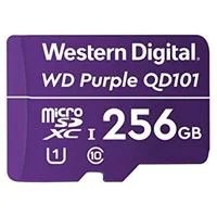 MEMORIA WD PURPLE SC QD101 MICRO SDXC 256GB VIDEOVIGILANCIA 24/7 CLASE