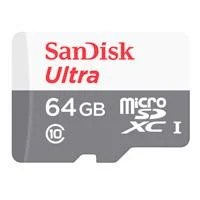 MEMORIA SANDISK MICRO SDXC 64GB ULTRA 100MB/S CLASE 10 C/ADAPTADOR SDS