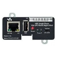 HPE SINGLE PHASE 1GB UPS NTWRK MGMT MOD