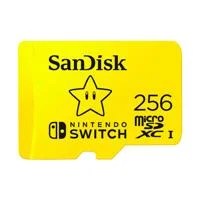MEMORIA SANDISK MICRO SDXC 256GB NINTENDO SWITCH 100MB/S 4K U3 V30 SDS