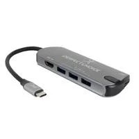 ADAPTADOR HUB CONECTOR USB TIPO C CON 3 PUERTOS USB A HEMBRA  1 HDMI P