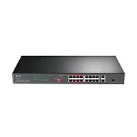 SWITCH | TP-LINK | TL-SL1218P | 16 PUERTOS RJ45 10/100 MBPS POE CON 2
