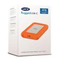 DISCO DURO EXTERNO LACIE RUGGED USB-C 4TB 2.5 PORTATIL USB 3.1 NARANJA