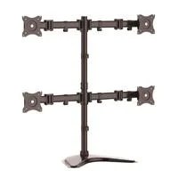 BASE DE SOPORTE AJUSTABLE VESA PARA 4 MONITORES DE HASTA 27 PULGADAS –