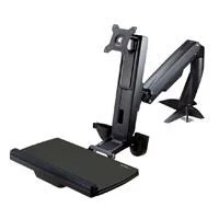 SOPORTE DE ESCRITORIO DE PIE Y SENTADO – BRAZO AJUSTABLE DE MONTAJE EN