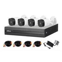 KIT DE 4 CANALES DE 2 MEGAPIXELES DVR COOPER-I WIZSENSE CON IA H.265 4