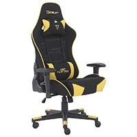 SILLA OCELOT GAMING OST-WILD YELLOW  TELA AUTOMOTRIZ  BASE NYLON AJUST