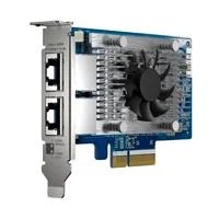 TARJETA DE RED QNAP QXG-10G2T-X710  VELOCIDADES DE TRANSMISION 10GBPS/