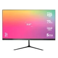 MONITOR ACTECK CAPTIVE VIVID SP215  21.5 PUL  PLANO  FULL HD  75 HZ  5