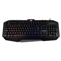 TECLADO GAMER BALAM RUSH GUNFIRE KG330  ALAMBRICO USB  ILUMINACION LED