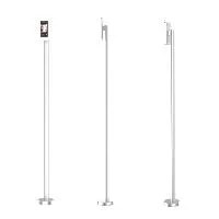 PEDESTAL DE ALUMINIO  ANVIZ  AN-STATION MOUNT  DE PISO PARA SERIE FACE
