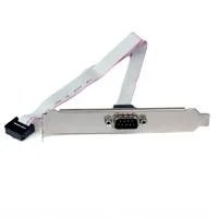 ADAPTADOR DE 40CM HEADER CABEZAL BRACKET SERIAL DB9 RS232 A IDC 10 PIN