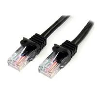 CABLE DE 3M NEGRO DE RED FAST ETHERNET CAT5E RJ45 SIN ENGANCHE – CABLE