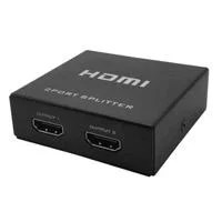 VIDEO SPLITTER HDMI BROBOTIX 2 DISPOSITIVOS A 1 PC, 2K – 4K, NEGRO
