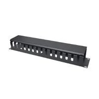 ORGANIZADOR HORIZONTAL , INTELLINET , 716062 , 19 2U METALICO