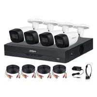 KIT DE 4 CANALES DE 5 MP CON AUDIO DVR WIZSENSE CON RECONOCIMIENTO DE