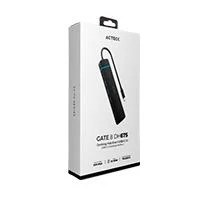 HUB ACTECK GATE 8 DH675  USB C  7 PUERTOS  USB C – 3X USB A – HDMI – R