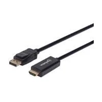 CABLE DISPLAYPORT,MANHATTAN,153195, – HDMI M-M 4K 1.0M