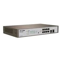 SWITCH TENDA PRO-S8-150W ADMINISTRABLE 8 PUERTOS POE1 FIBRA OPTICA CAP