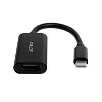 ADAPTADOR ACTECK SHIFT PLUS AH440  HDMI A USB C  4K  10 CM  NEGRO  AC-