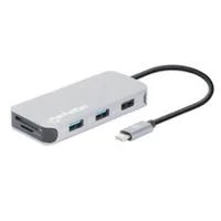 DOCKING USB,MANHATTAN,130615,-C 8 PTOS, HDMI, USB-C PD/2XUSBV3.2/USBV2