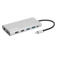 DOCKING USB,MANHATTAN,130660,-C 12 PTOS, HDMIX3, USB-C PD/USB-C/2XUSBV