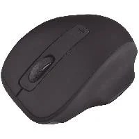 MOUSE OPTICO QUARONI INALAMBRICO 4 BOTONES COLOR NEGRO CON AJUSTE DE D