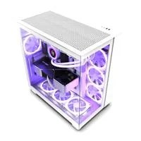 GABINETE NZXT H9 FLOW /BLANCO/VIDRIO TEMPLADO/ATX MID TOWER /CON 4 VEN