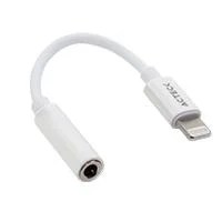 ADAPTADOR ACTECK SHIFT PLUS AL405  LIGHTNING A AUX 3.5 MM  11 CM  BLAN