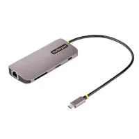 DOCKING STATION MULTIPUERTOS USB C DE VIDEO 4K A 60HZ, ADAPTADOR CON H