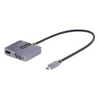 ADAPTADOR DE VIDEO USB C, ADAPTADOR MULTIPUERTOS USB C A HDMI VGA CON
