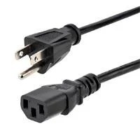 CABLE DE 6M DE ALIMENTACION DE COMPUTADORA, NEMA 5-15P A C13, 10A 125V