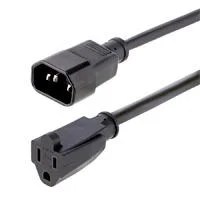 CABLE DE 1M DE EXTENSION DE ALIMENTACION PARA COMPUTADORAS, IEC 320 C1