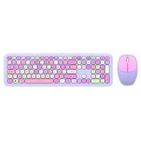 KIT 2 EN 1 TECLADO Y MOUSE INALAMBRICO CREATOR CHIC MK47  110 TECLAS