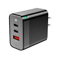 CARGADOR DE PARED ACTECK ENERGON PRIME CP65W  65W  2X USB-C  1X USB A