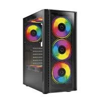 GABINETE GAMER BALAM RUSH DRAGONFLY CRYSTALGM745  MEDIA TORRE  ATX, MI