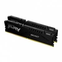 MEMORIA RAM KINGSTON DIMM DDR5 32GB 2X16GB 5200MT/S FURY BEAST BLACK C