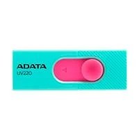 MEMORIA ADATA 32GB USB 2.0 UV220 RETRACTIL AZUL-ROSA (AUV220-32G-RGNPK