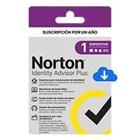 ESD NORTON IDENTITY ADVISOR PLUS 1 DISPOSITIVO  1 AÑO  DESCARGA DIGITA