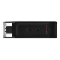 MEMORIA FLASH USB KINGSTON DATA TRAVELER 70 256GB GEN 1 3.2 TIPO C NEG