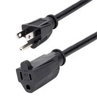 CABLE DE 2M DE EXTENSION DE ALIMENTACION – CABLE NEMA 5-15R A NEMA 5-1