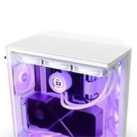 GABINETE NZXT H6 FLOW RGB VIDRIO TEMPLADO/BLANCO/ATX, MICRO-ATX, MINI-