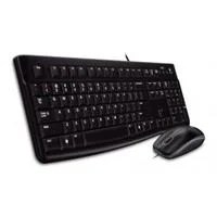 TECLADO/MOUSE LOGITECH MK120 NEGRO ALAMBRICOS USB PC  WINDOWS
