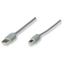 CABLE USB,MANHATTAN,317863, A-B 3.0M, GRIS