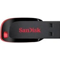 MEMORIA SANDISK 16GB USB 2.0 CRUZER BLADE Z50 NEGRO C/ROJO SDCZ50-016G