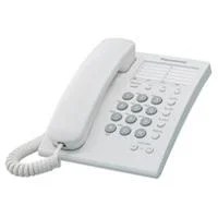 TELEFONO PANASONIC KX-TS550MEW ALAMBRICO BASICO UNILINEA CON MARCADOR