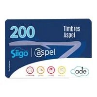 ASPEL 200 TIMBRES (PARA FACTURE, CAJA, SAE O NOI) (ELECTRONICO)