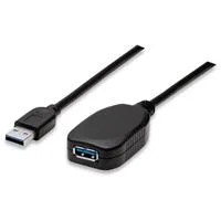 CABLE USB,MANHATTAN,150712, V3.0 EXT. ACTIVA 5M NEGRO