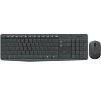 TECLADO/MOUSE LOGITECH MK235 GRIS INALAMBRICO USB PARA PC ALCANCE HAST